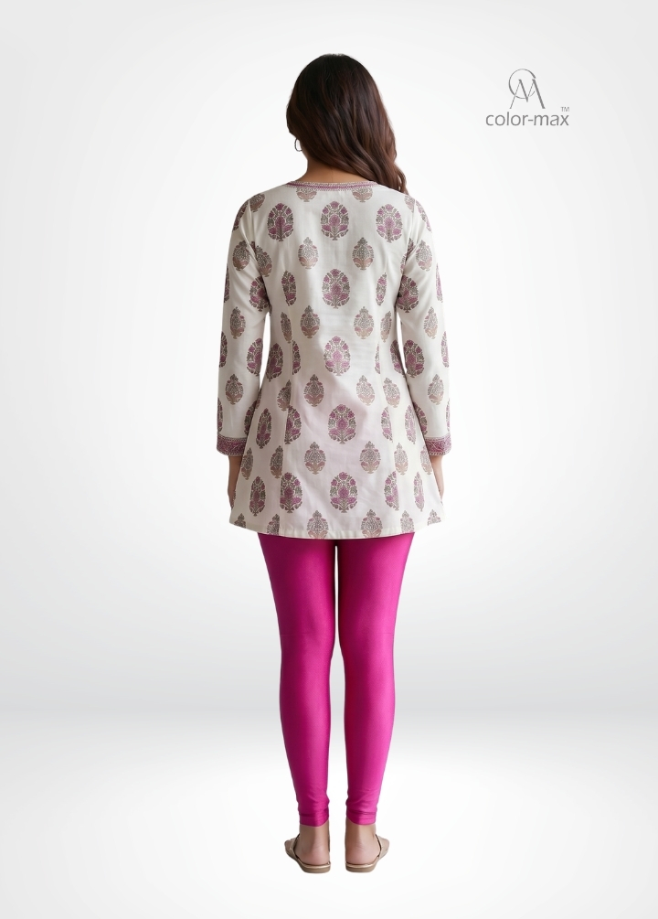 MAJENTA - Imported premium Nylon/Polyester Shimmer Leggings - Hover
